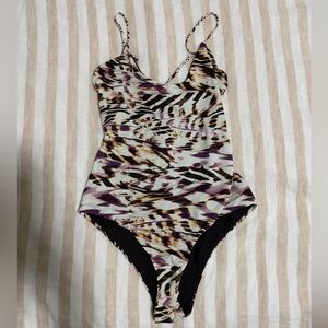 Animal Print One-Piece Swimsuit